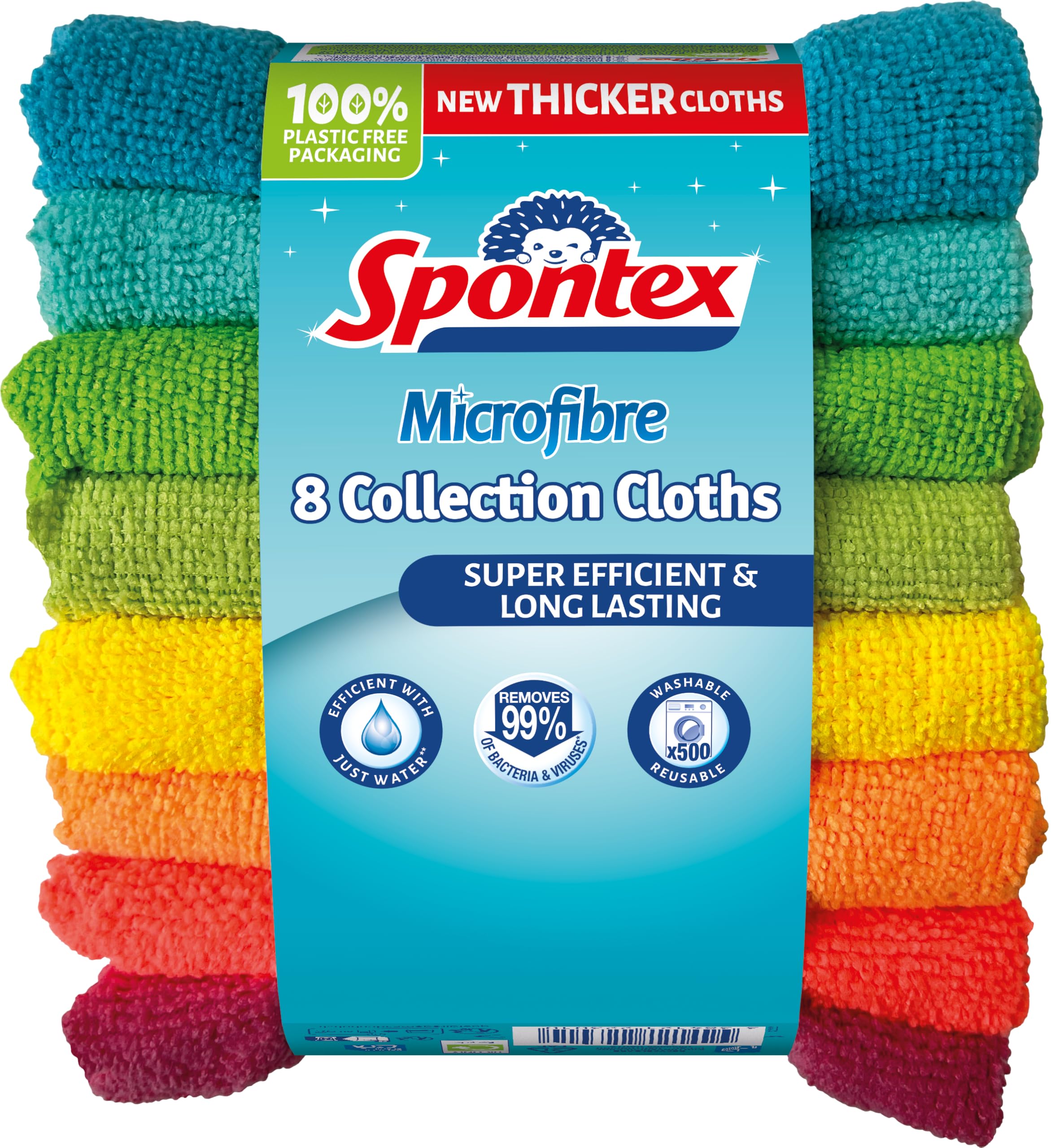 8 Confezioni Di Panni Per La Pulizia In Microfibra Del Mocio A Vapore Vax S85 Cm~p145676205