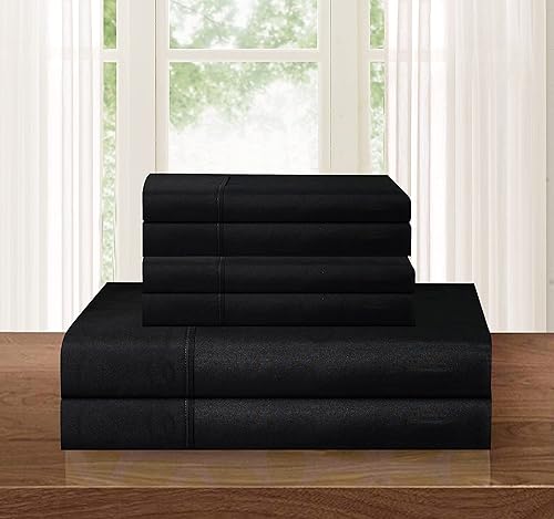 Miniatura 2 de Elegant Comfort - Juego de ropa de cama de lujo, 4 piezas, egipcio de 1500 hilos, calidad de hotel, premium, resistente a las arrugas y a la