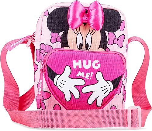 Disney Stitch Bolso Bandolera Niña con Correa Ajustable Bolsa Niña para Movil Di