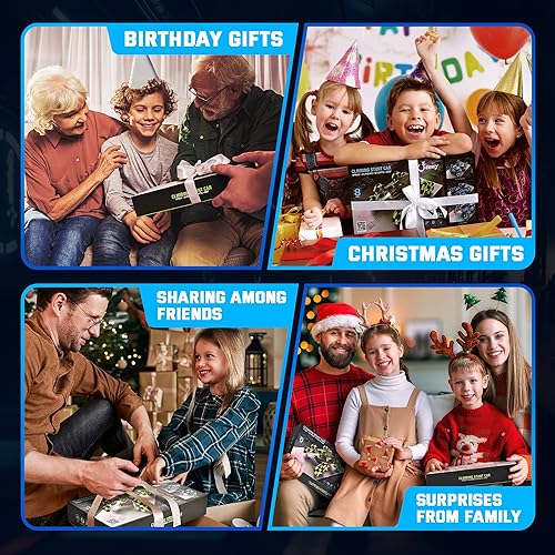 Miniatura 6 de cossy 8WD Gesture Sensing Rc Stunt Car, 2 modos de autos Rc, auto de acrobacias a control remoto con luz y música, rotación de 360 grados, auto de