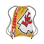 FOCO Kansas City Chiefs NFL Alternate Color Big Logo Drawstring Backpack - Yellow