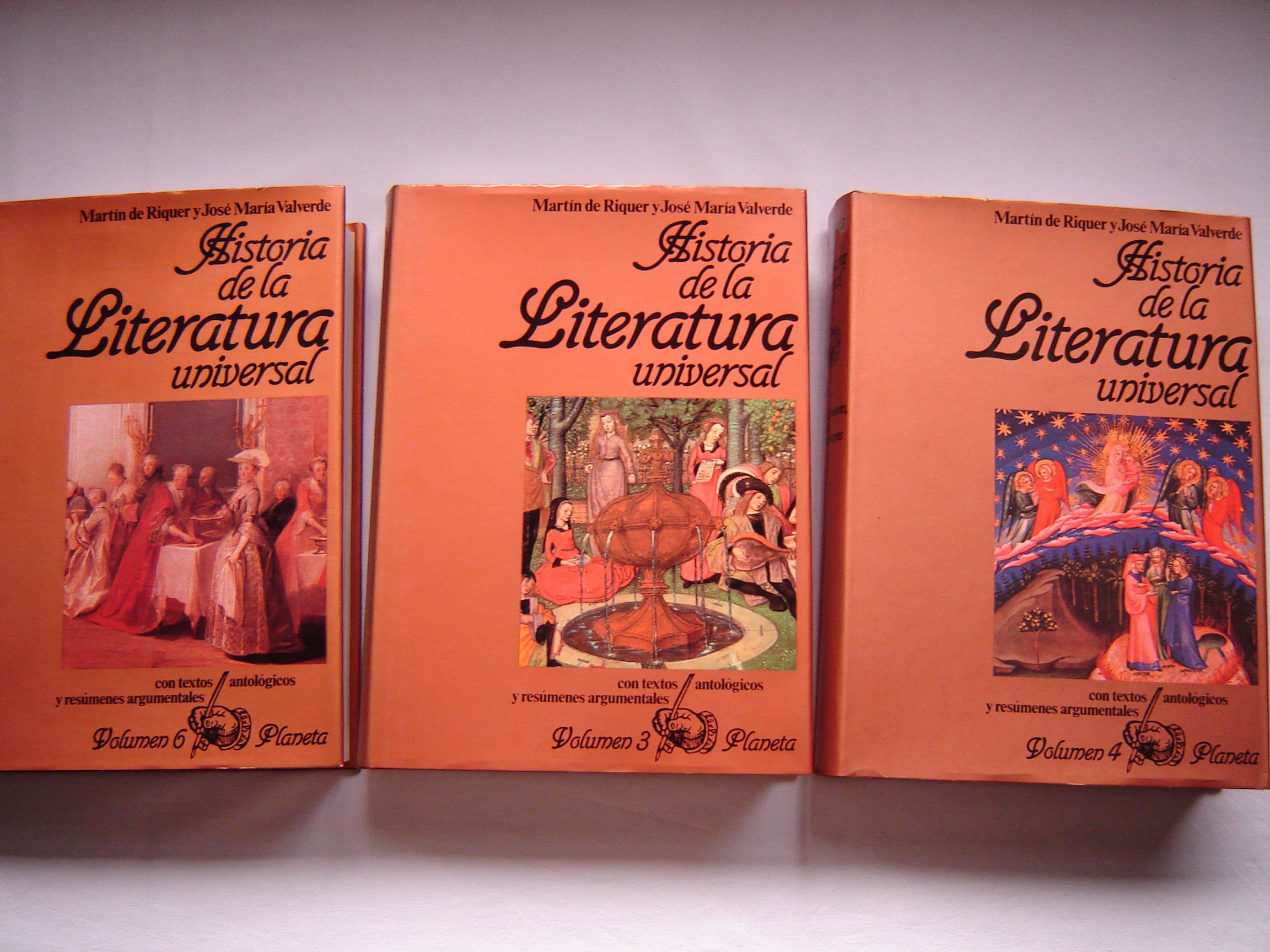 Historia de literatura universal"10 volumenes" obra completa