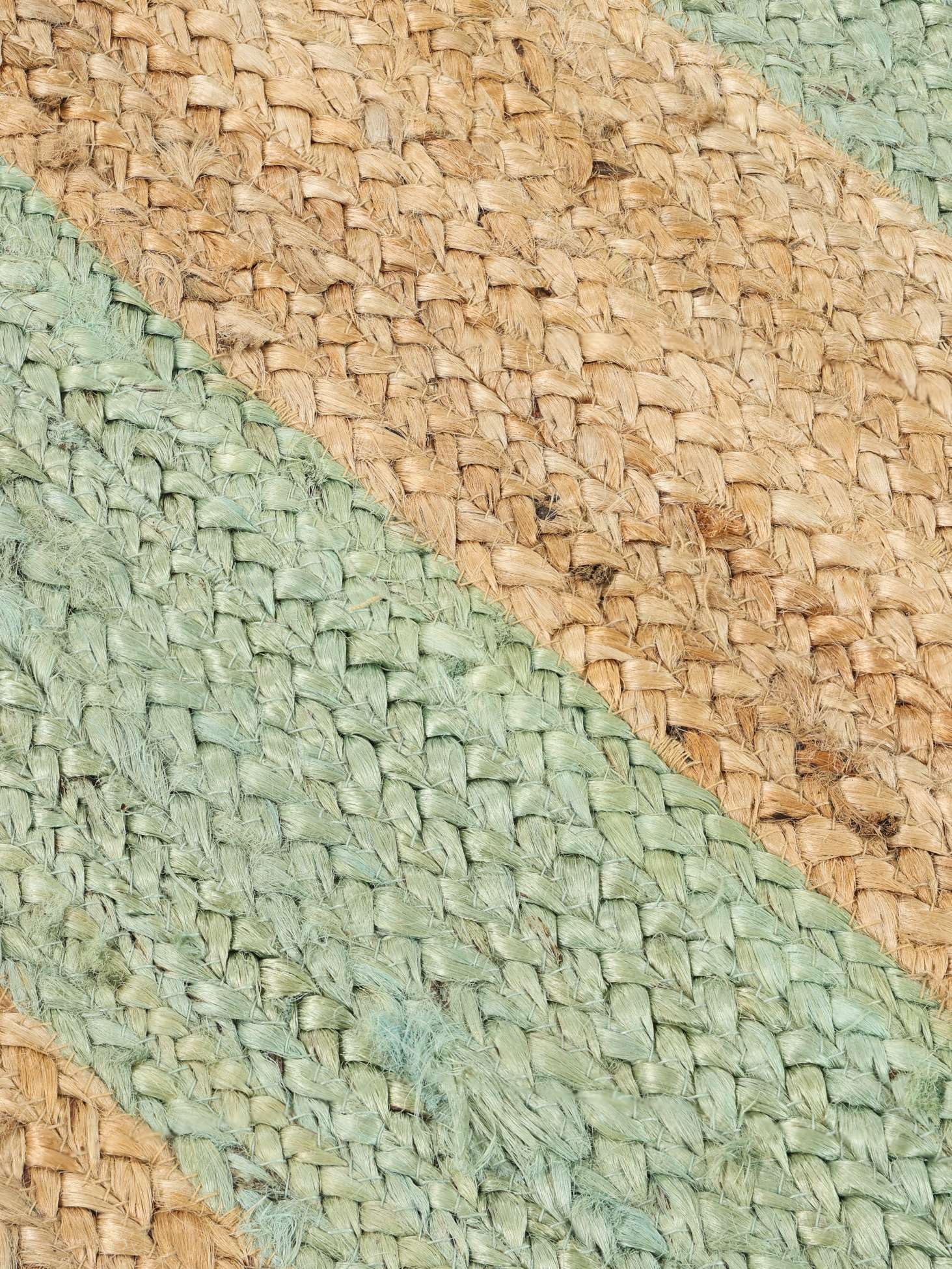 RugVista Elba Teppich, 160 x 230 cm, Grün/Beige