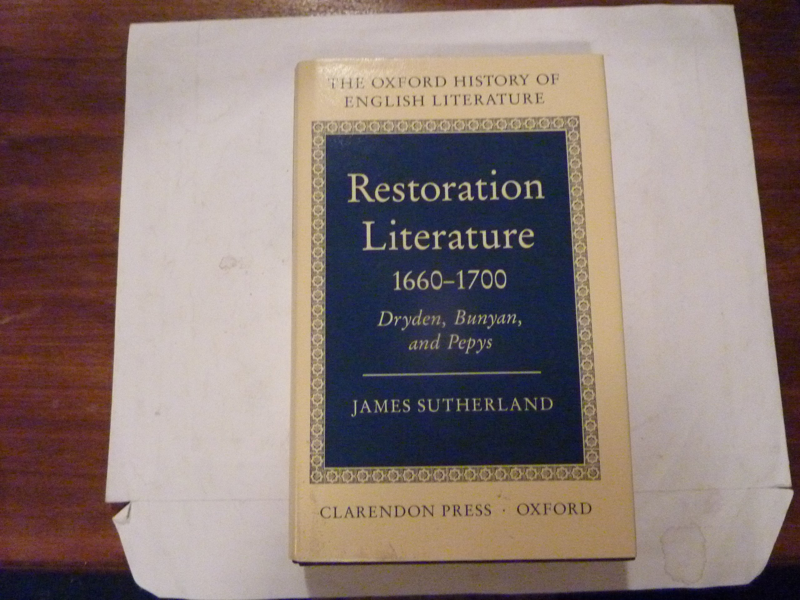 Restoration Literature, 1660-1700
