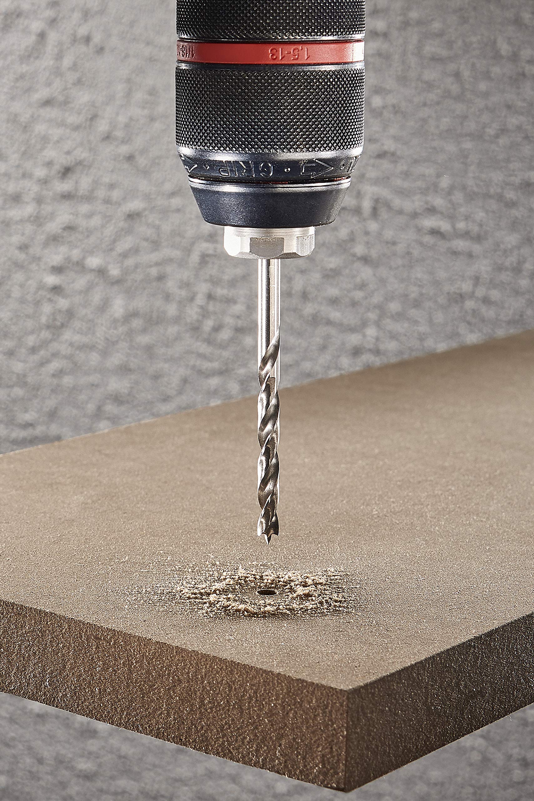wolfcraft HSS Wood Twist Drill Bit "Professional", diameter 12 mm I 7251000 I for Drilling into Very Hard Woods - Image 3