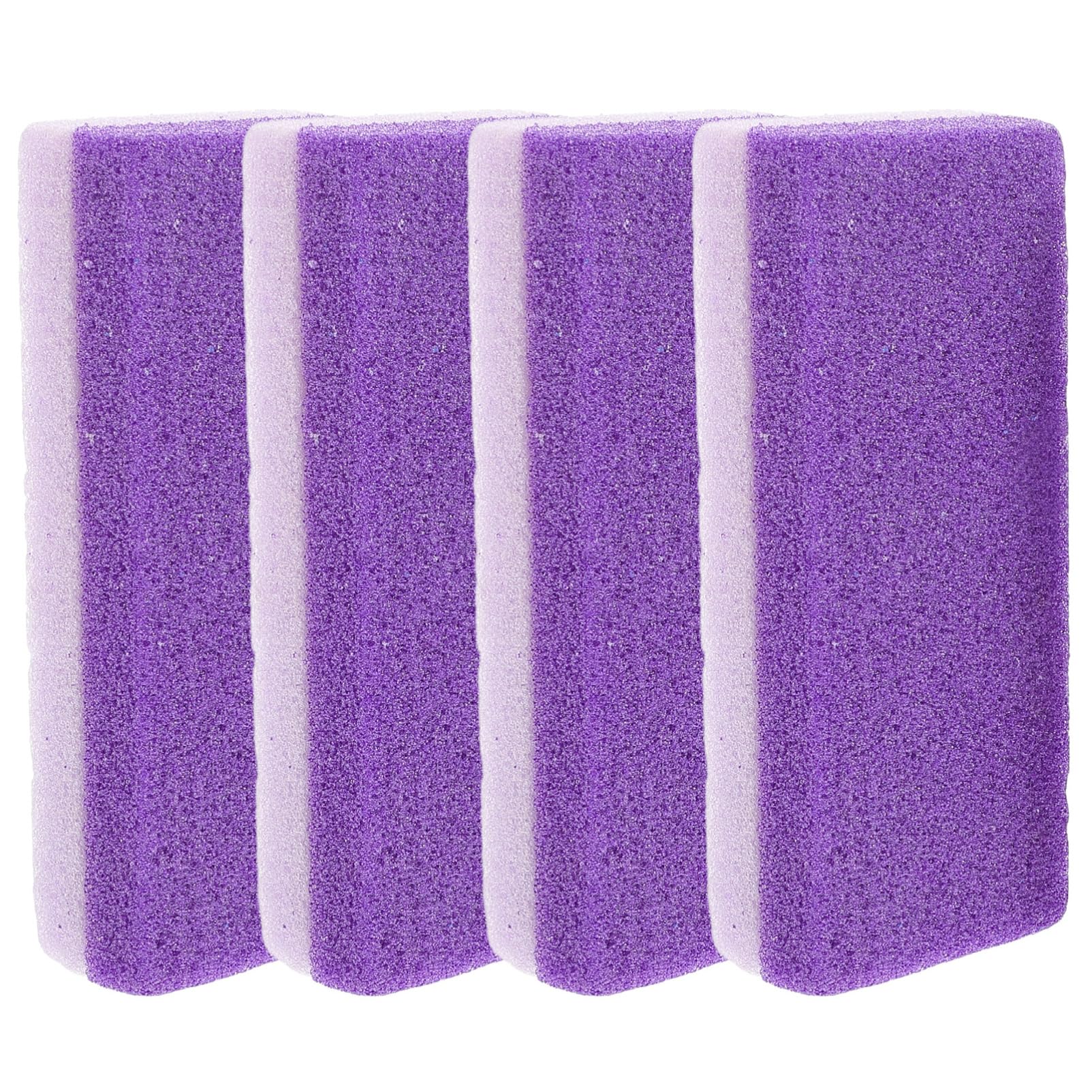 FOMIYES 4 Pcs Purple PU Foot Exfoliators Tools for Gentle Removal and Foot Scrubbing for Smooth Skin Care
