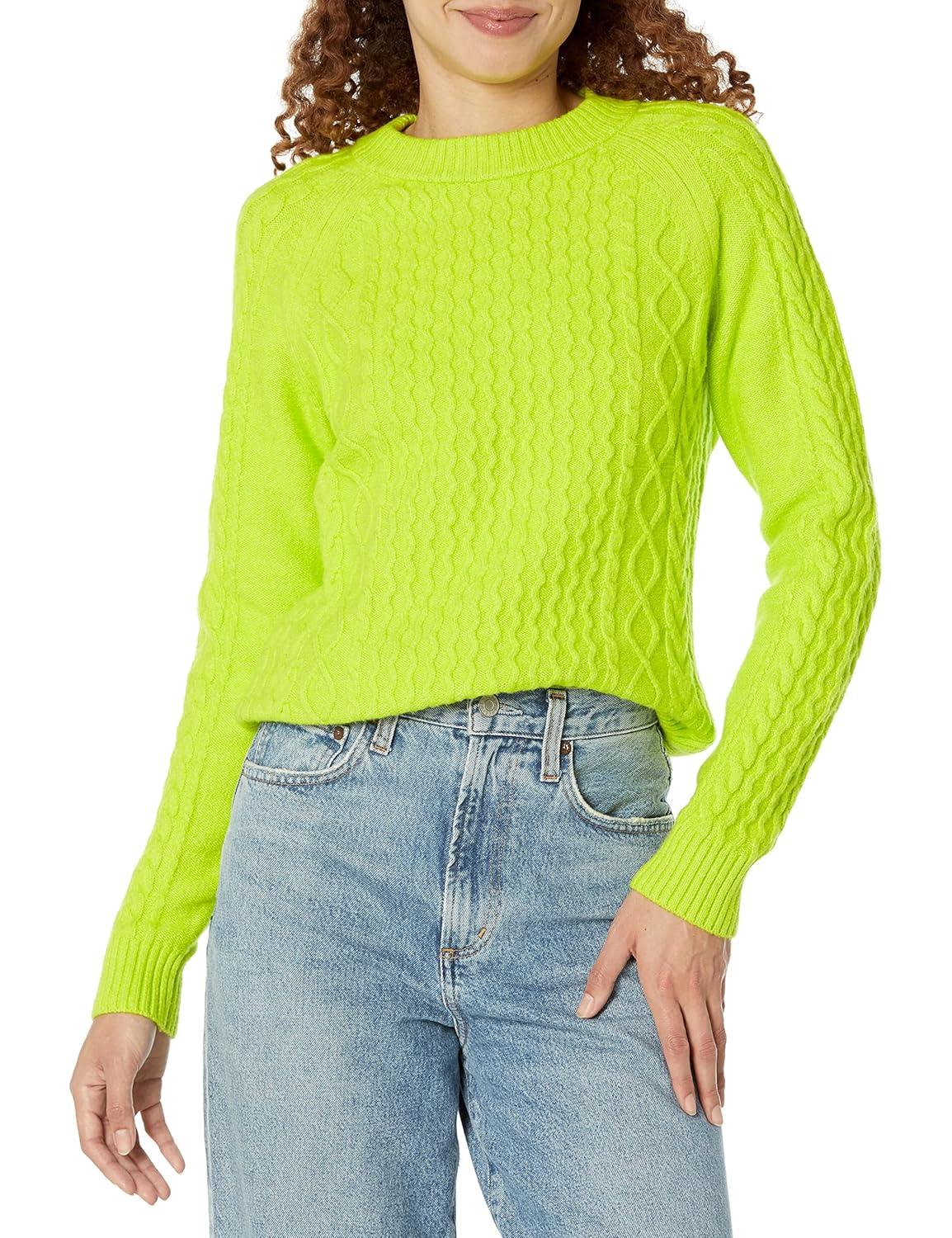 Amazon Essentials Womens Stitch Cable Sweater