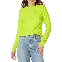 Amazon Essentials Maglione a Trecce Donna, Verde Lime