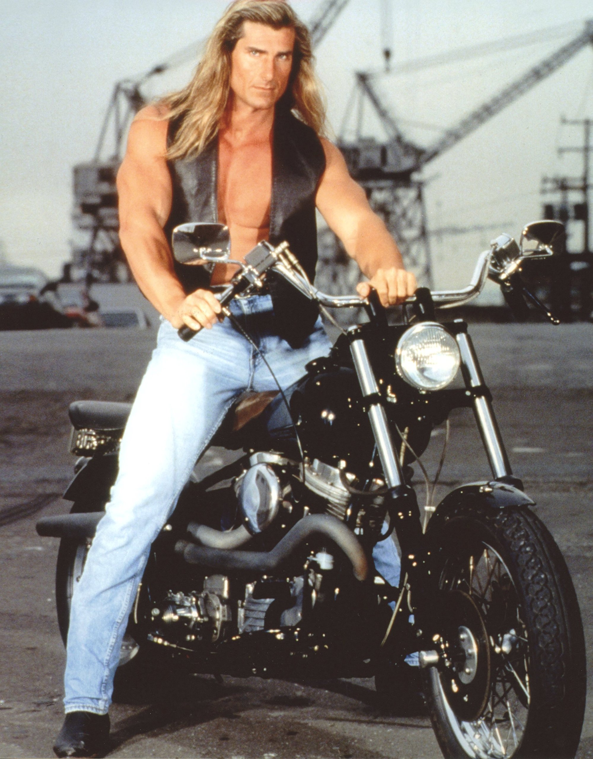 Amazon.com: Fabio Shirtless with Motorcycle 8x10 Photo #U7189 : Home &  Kitchen