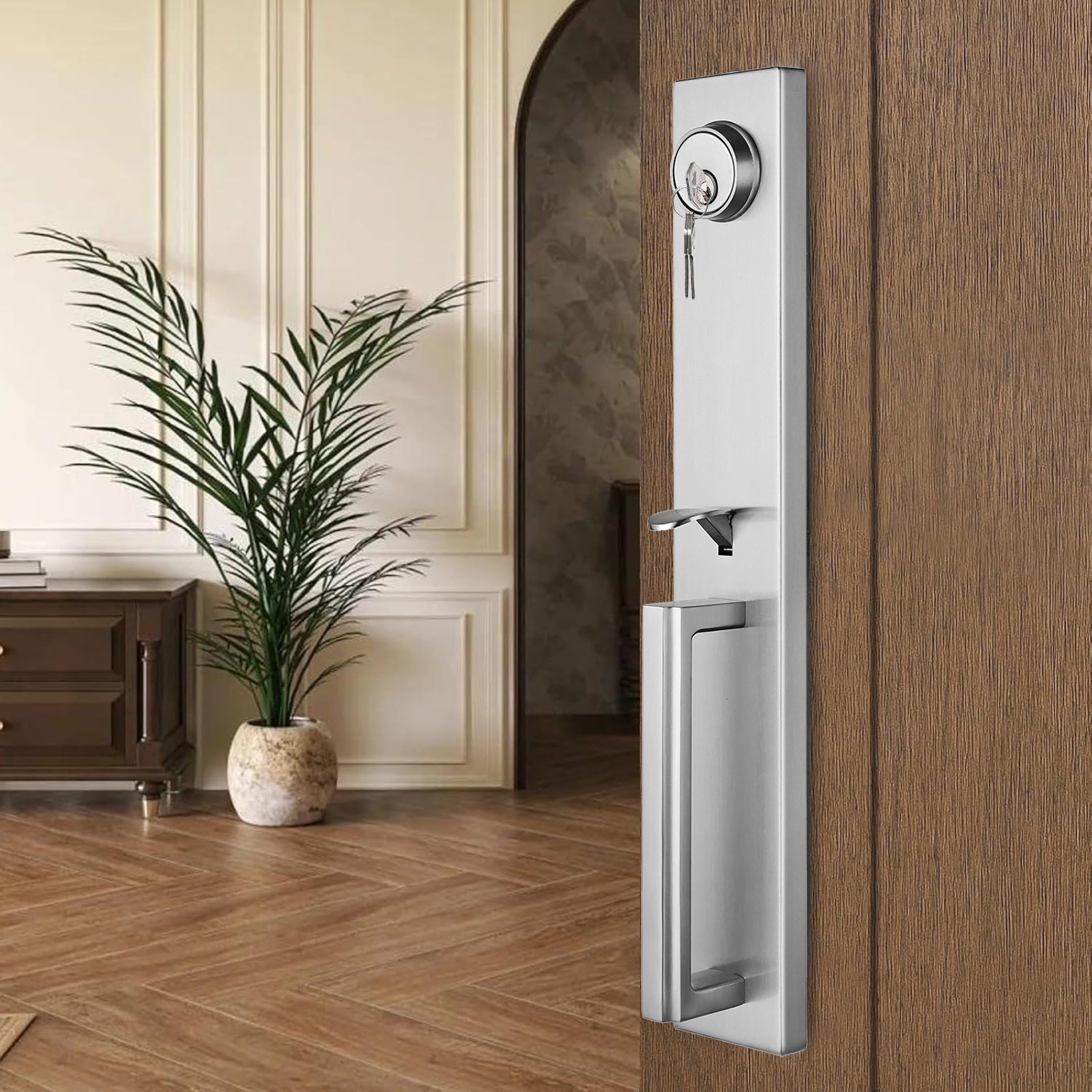 NEWBANG Front Door Handle and Deadbolt Set Reversible — Amazon image 8