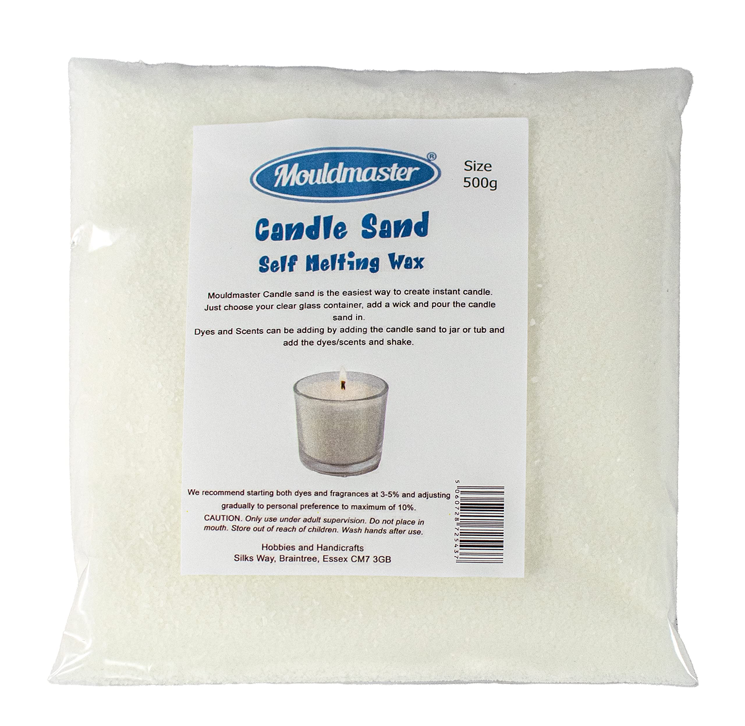 Mouldmaster Candle Sand Wax Granules Self Melting Wax 500g