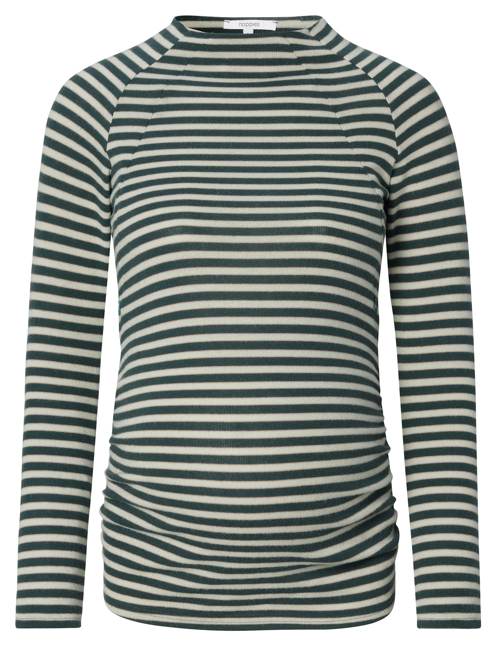 Noppies Top Pomeroy Nursing Long Sleeve Camiseta, Green Gables-P982, 44 para Mujer