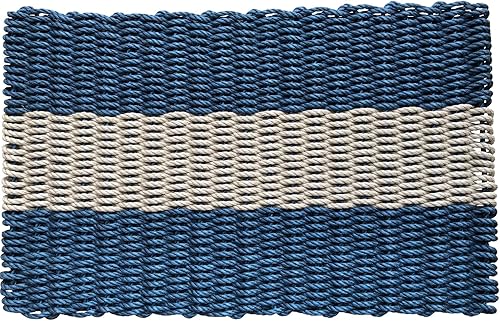 Miniatura 8 de Tapete para puerta de exterior, el tapete original de cuerda de langosta, tapete para todo tipo de clima, tapete tejido de cuerda náutica, tapetes