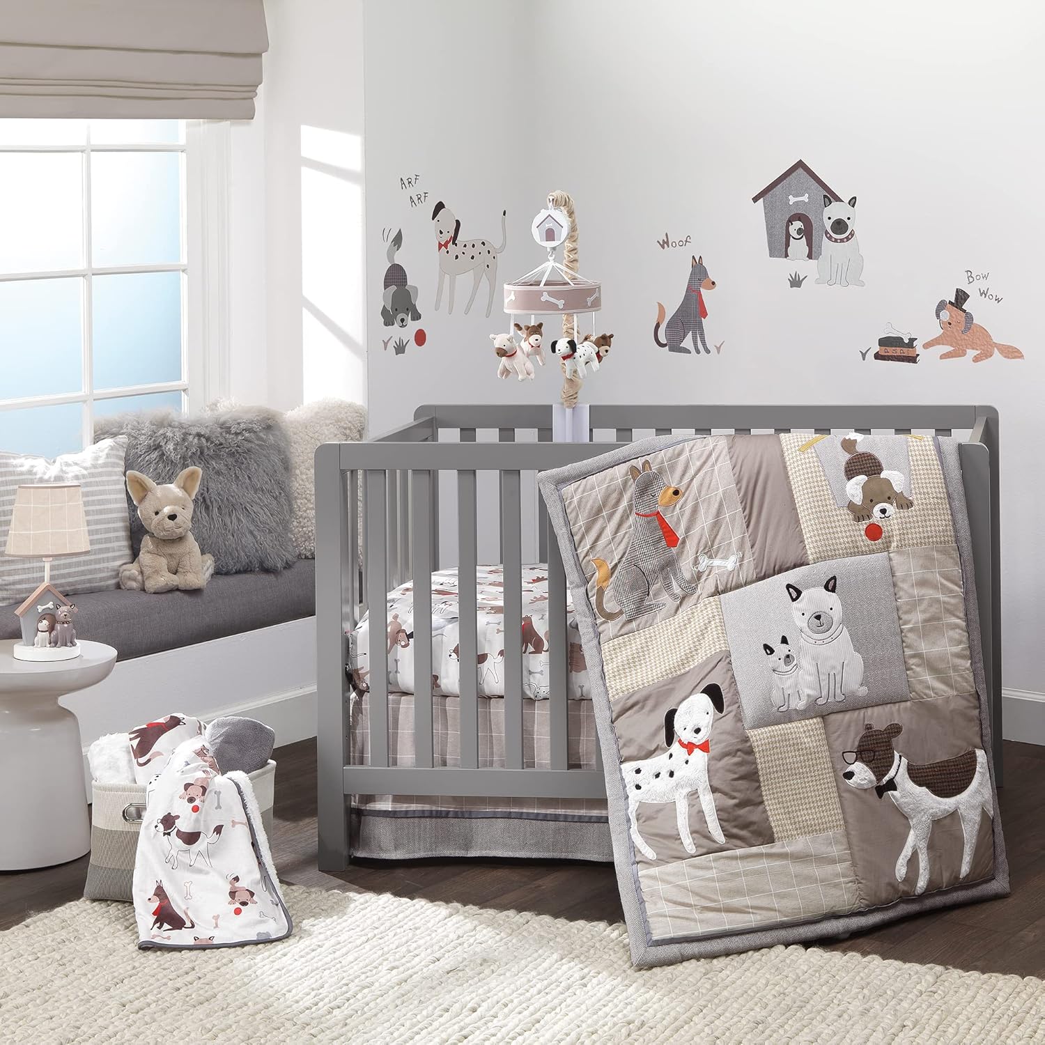 puppy crib sheet
