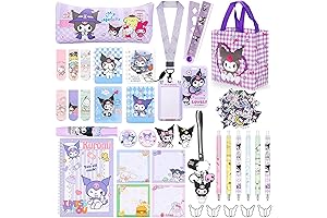 Karomi School Supplies Set: 86 Pieces of Kawaii Stationery