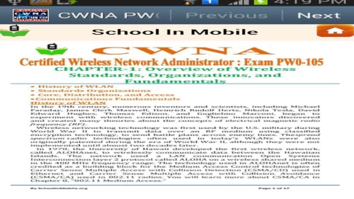 Préparation aux examens CWNA PW0-105 – vue 5
