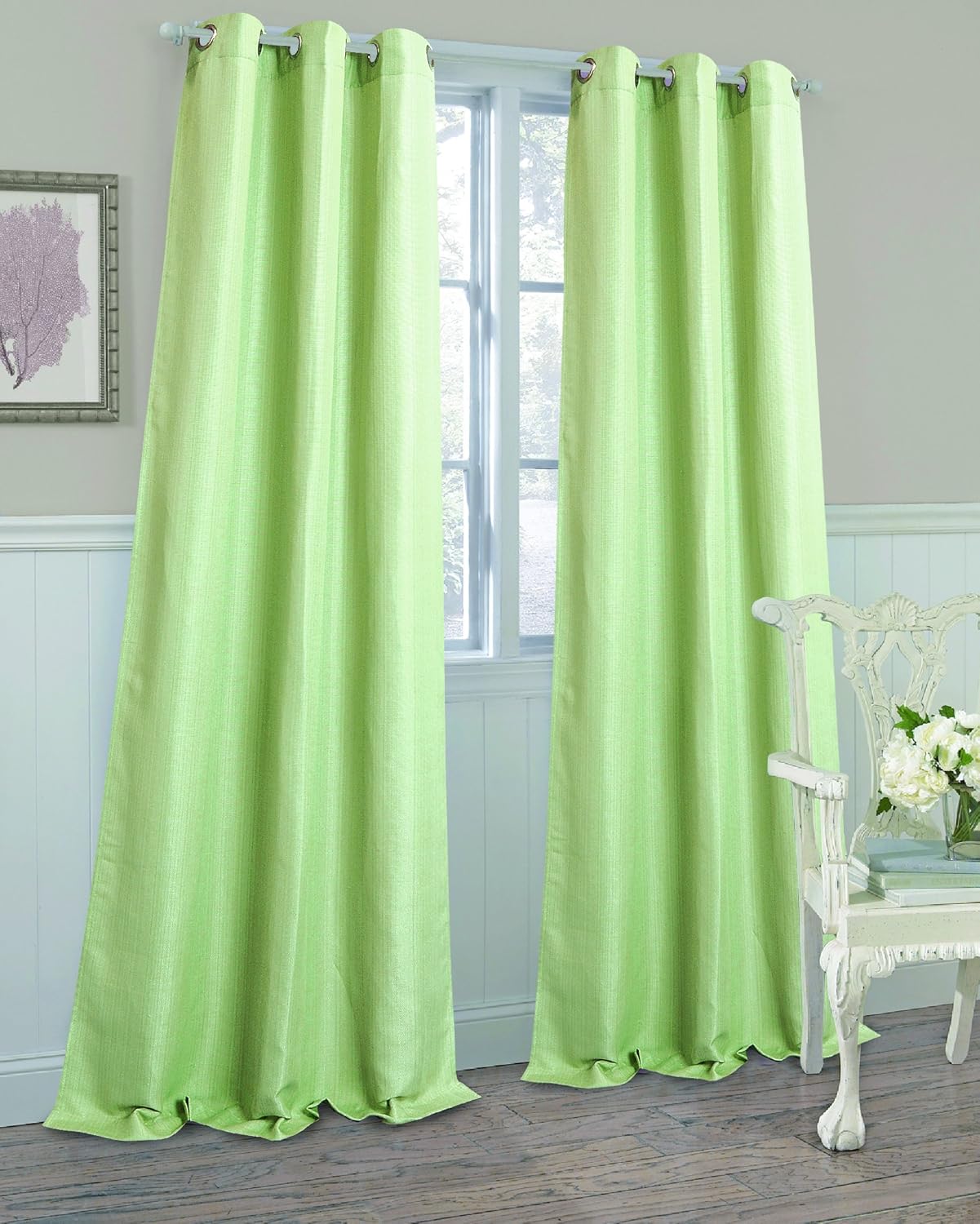 Rideaux Laura Ashley Berkley Scroll – Cousus Main Sur Mesure – 2 Cols – Neufs