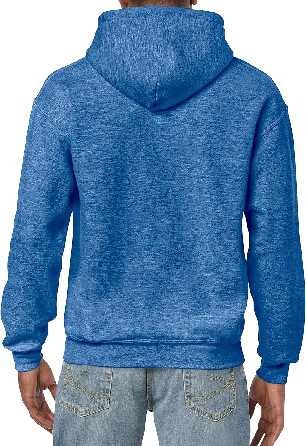 Gildan 12500 Hooded Sweatshirt Medium Hthr Sport Royal