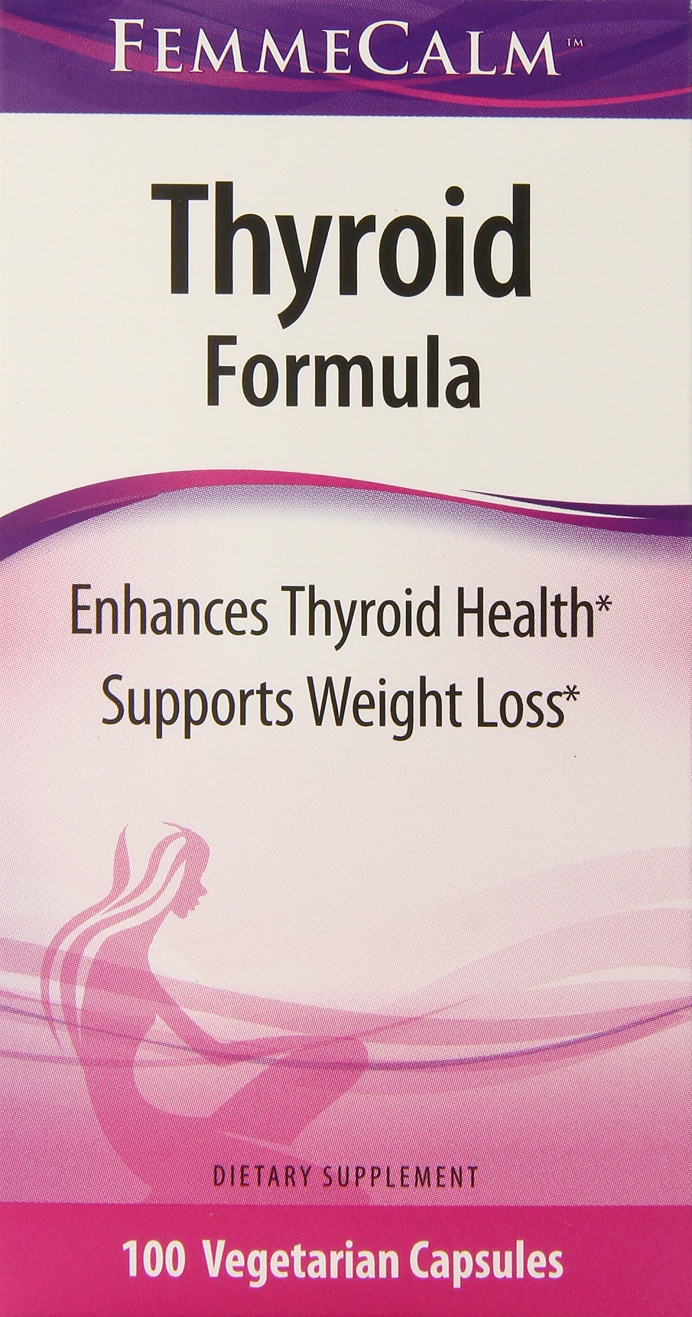 FemmeCalm Thyroid Formula Capsules, 100 Count