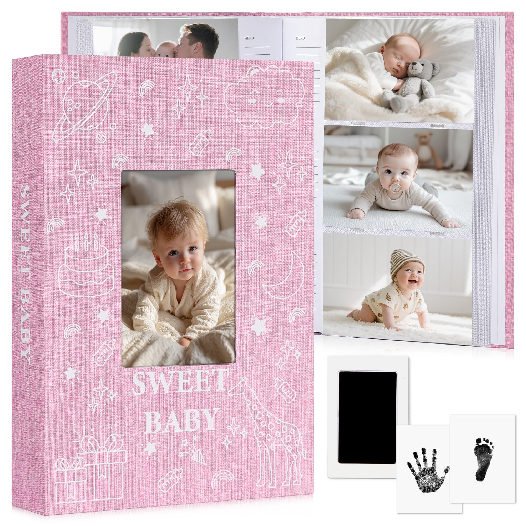 EARLY MINDS Baby Photo Album 4x6 300 Pockets - albums frames and journals | Mubboo