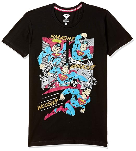 Superman By Kidsville Boys Regular fit T-Shirt