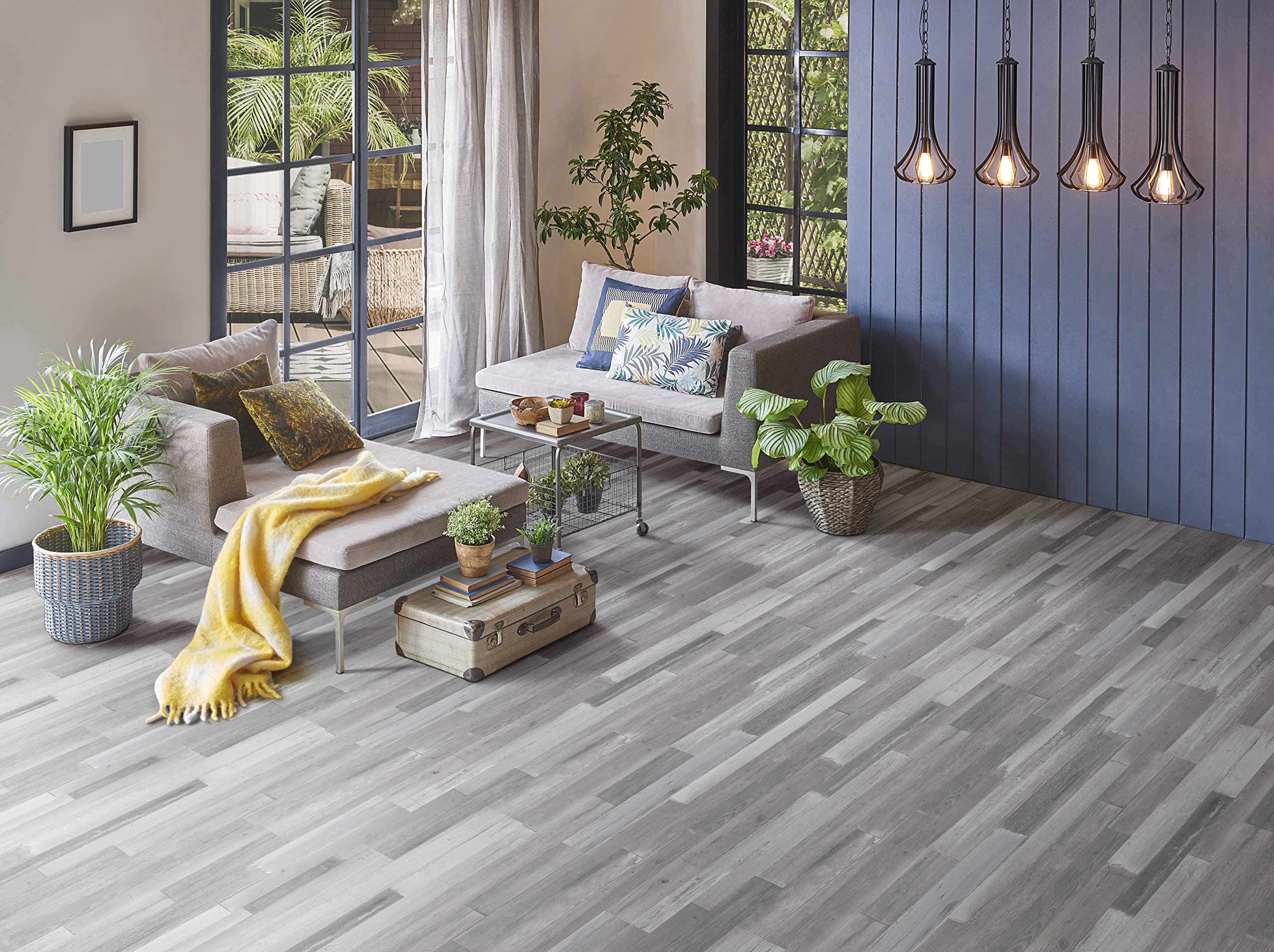 Amazon.com: MSI McKenna 7 in. x 48 in. Luxury Vinyl Flooring 