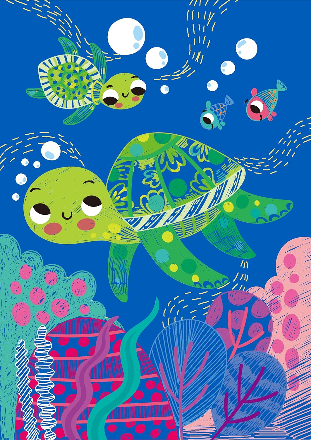 Avenir | A5 Scratch Book | Under The Sea | Scratch & Craft Activity for Ages 6+, Multi Colours