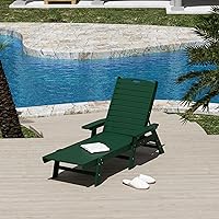Vista 18 de WestinTrends Malibu Poly - Tumbona reclinable azul marino