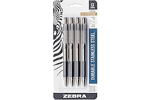 Zebra G-301 0.5mm Retractable Gel Pens - Writing Perfection With Precision