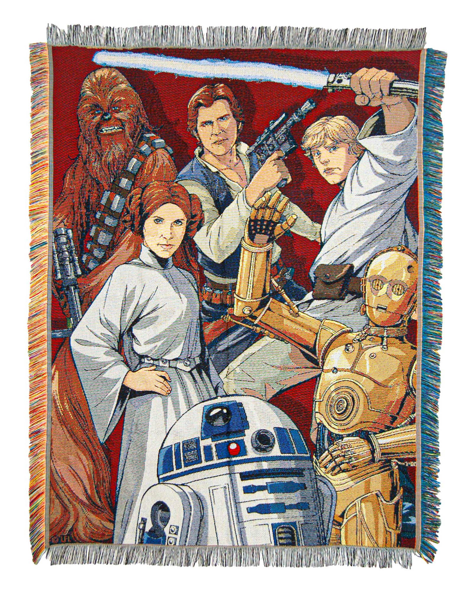 Northwest Star WARS- Arazzo Intrecciato Coperta, Stelle, Colore Forze Ribelli, 48 X 60 Inches, 1DSW/05100/0027/RET - 4