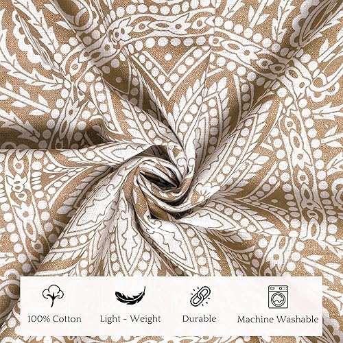 Miniatura 10 de RAJRANG - Tapiz de mandala indio para colgar en la pared, diseño hippie, de elefante, playa, decoración de dormitorio universitario, bohemio, boho.