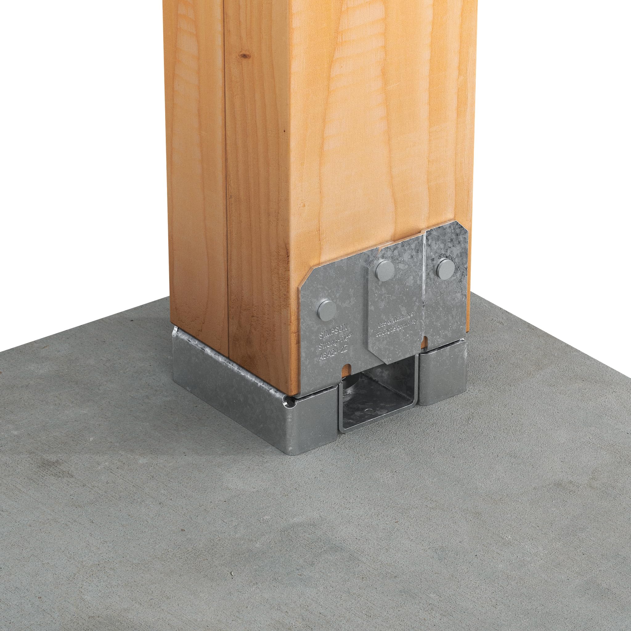 Amazon.com: SIMPSON STRONG-TIE Adjustable Post Base ABA24-2Z