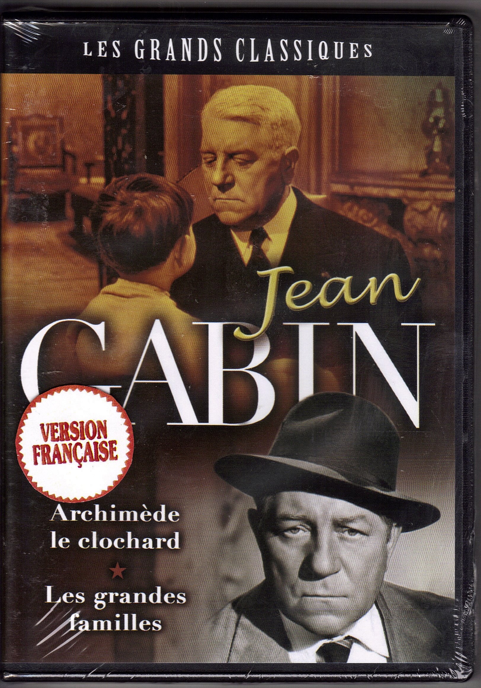 JEAN GABIN: Archimede Le Clochard/Les Grandes Familles [DVD]