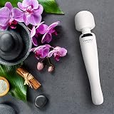 Masseur sans fil de Yarosi - Le plus puissant pouvoir vibratoire thérapeutique - Magic Stress Away - Parfait pour la récupération muscularie personnelle après le sport - USB - Curve - Blanc - 7
