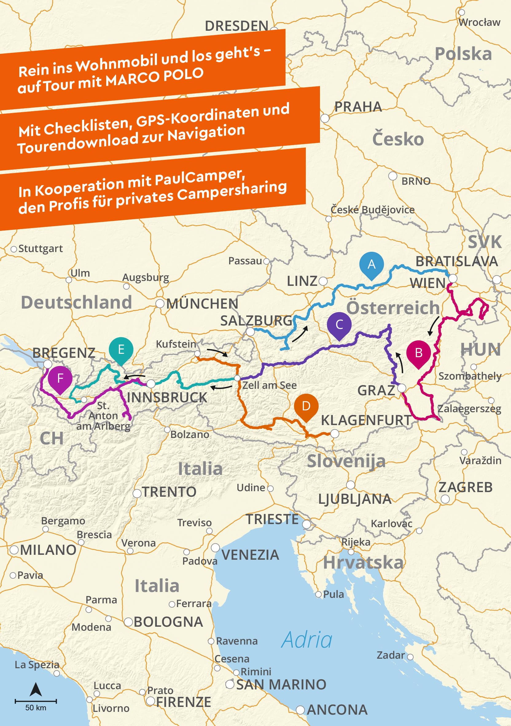 MARCO POLO Camper Guide Österreich: Insider-Tipps für deine Wohnmobil-Touren