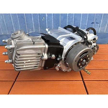 Amazon 新品未使用 カブ モンキー ゴリラ Dax シャリー Atv等用 遠心クラッチ １１０ｃｃエンジン 12v エンジンassy エンジン 車 バイク