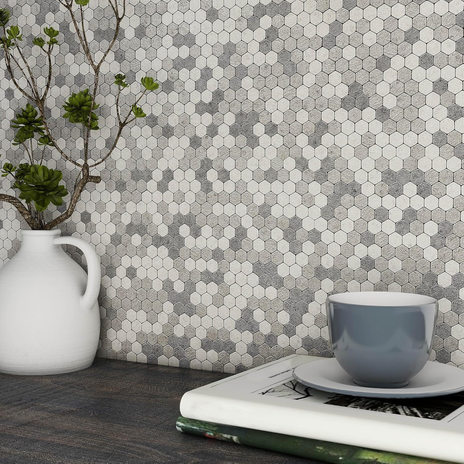 BeNice Peel and Stick Backsplash Kitchen Tiles,Stick on Backsplash Peel