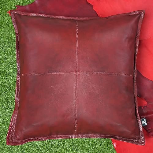 Miniatura 3 de Funda de almohada de piel de cordero  Funda de cojín decorativa para sofá  Fundas para sala de estar y dormitorio, 18 x 18 pulgadas  SPN Caja Roja