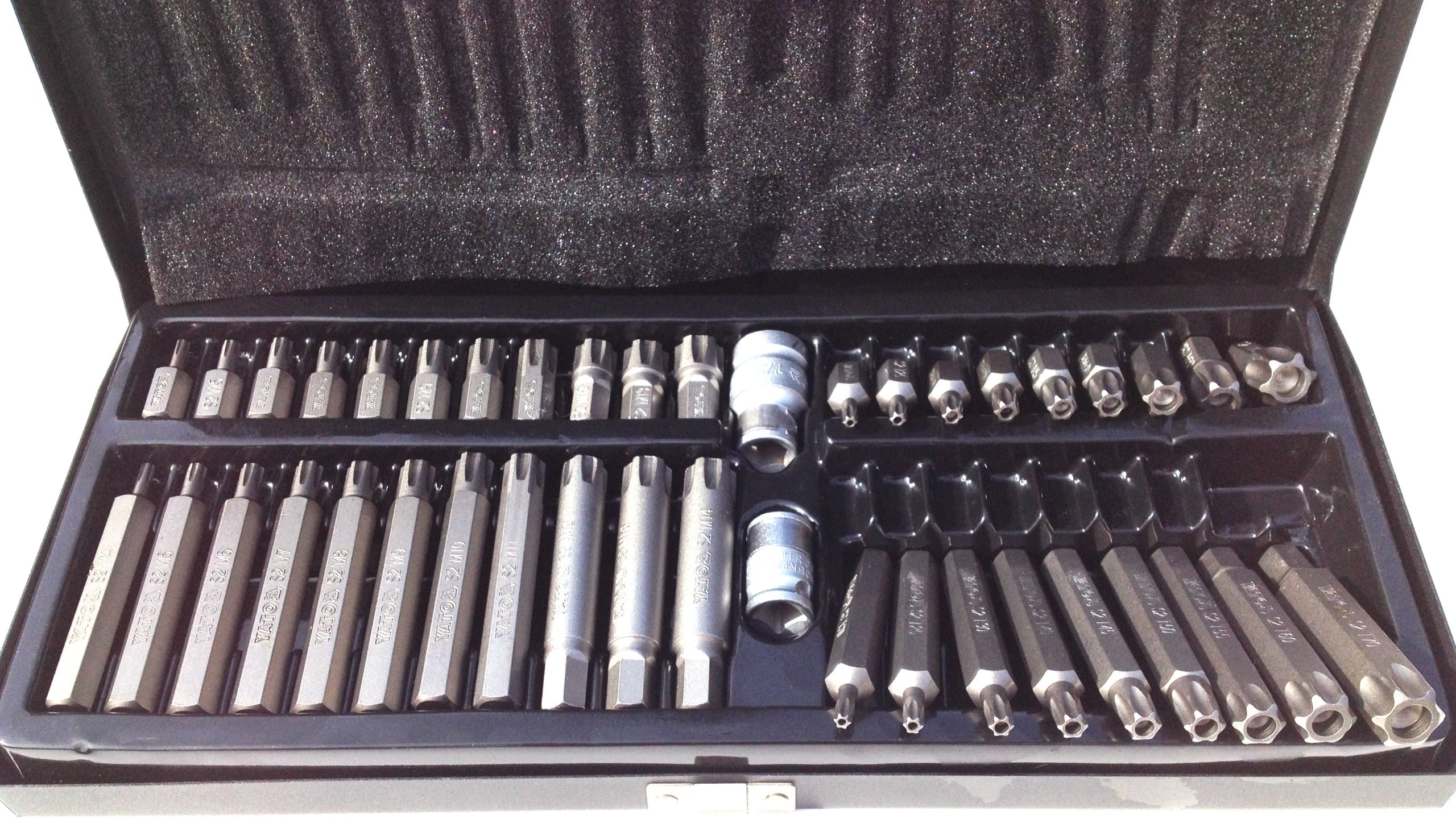 Yato YT-0420 Screwdriver Bit 42 Pieces Set of Torx Security & Ribe|Security Torx Bit Set|Torx Bit socket|Torx Bits for Torque Screwdriver|Bit Set for Power Drills|Screw driver bit|Bit set all size (B00JC4KKUK) Amazon Price History, Amazon Price Tracker