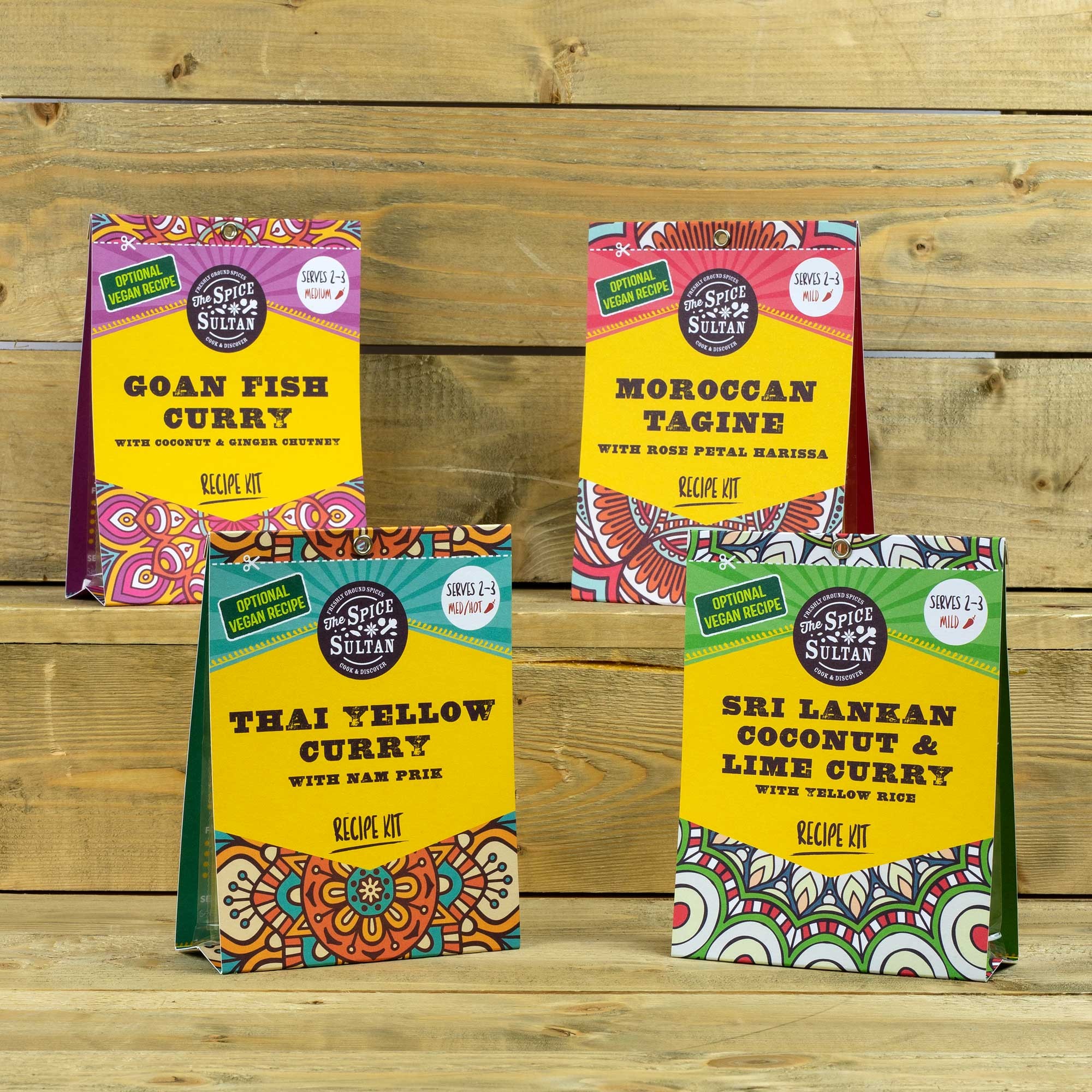 The Spice Sultan Curry Discovery Gift Set 4 X Spice | Seychelles