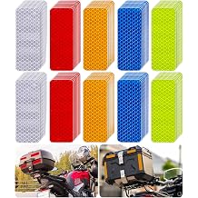 Reflective Tape 100PCS Reflective Tape Outdoor Waterproof,Safety Warning Reflective Stickers for Vehicle,Bicycles,Motorcycles,Helmet,Mailbox Bag 100, Rectangle