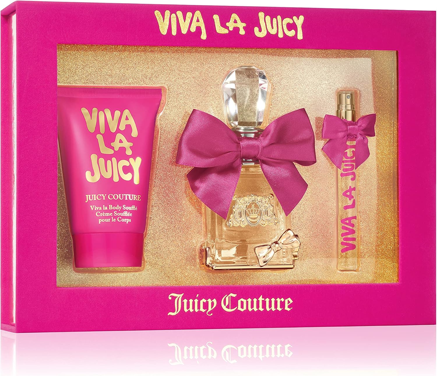 Juicy Couture Viva la Juicy 3 Piece Fragrance Gift Set for Women, 1.7 oz BigaMart