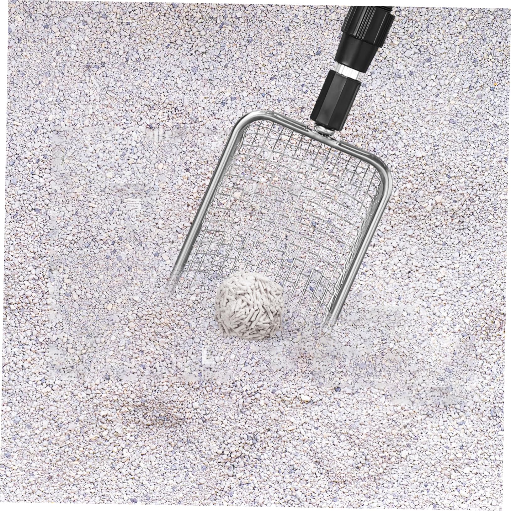 Toyvian 2pièces Pelle à Litière pour Chat Tamis Ajustable Poignée Ergonomique Outil De Nettoyage pour Bac à Litière