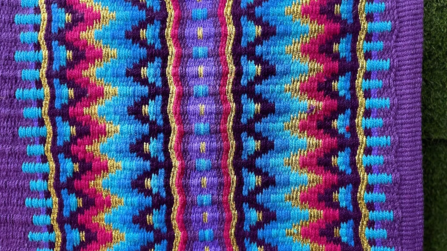 Handmade Western Show Saddle Blanket | Genuine New Zealand Wool Pad | Custom Equestrian Gear AM-257