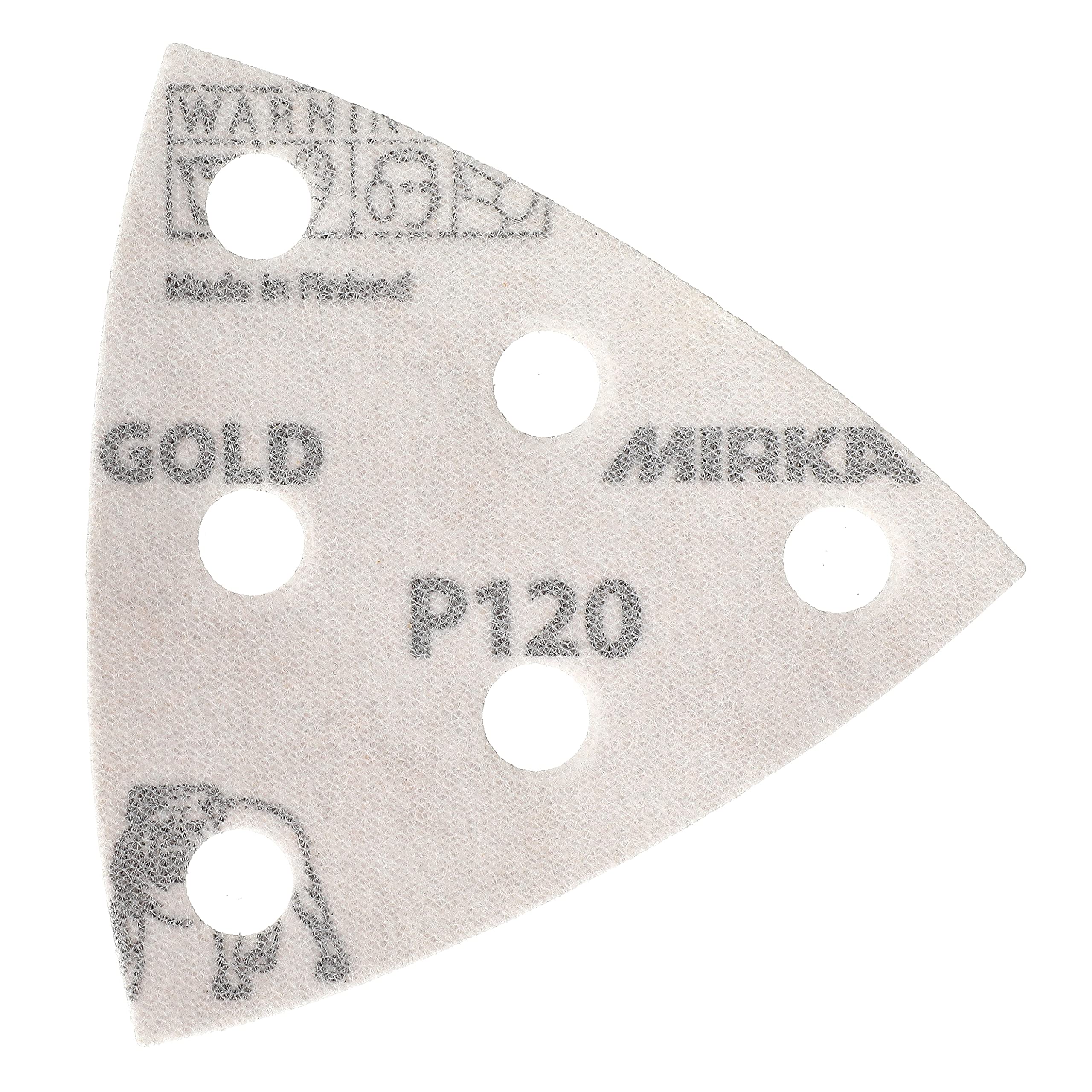 Mirka carta abrasiva Gold triangolo 93x93x93mm grana P120 100 pezzi