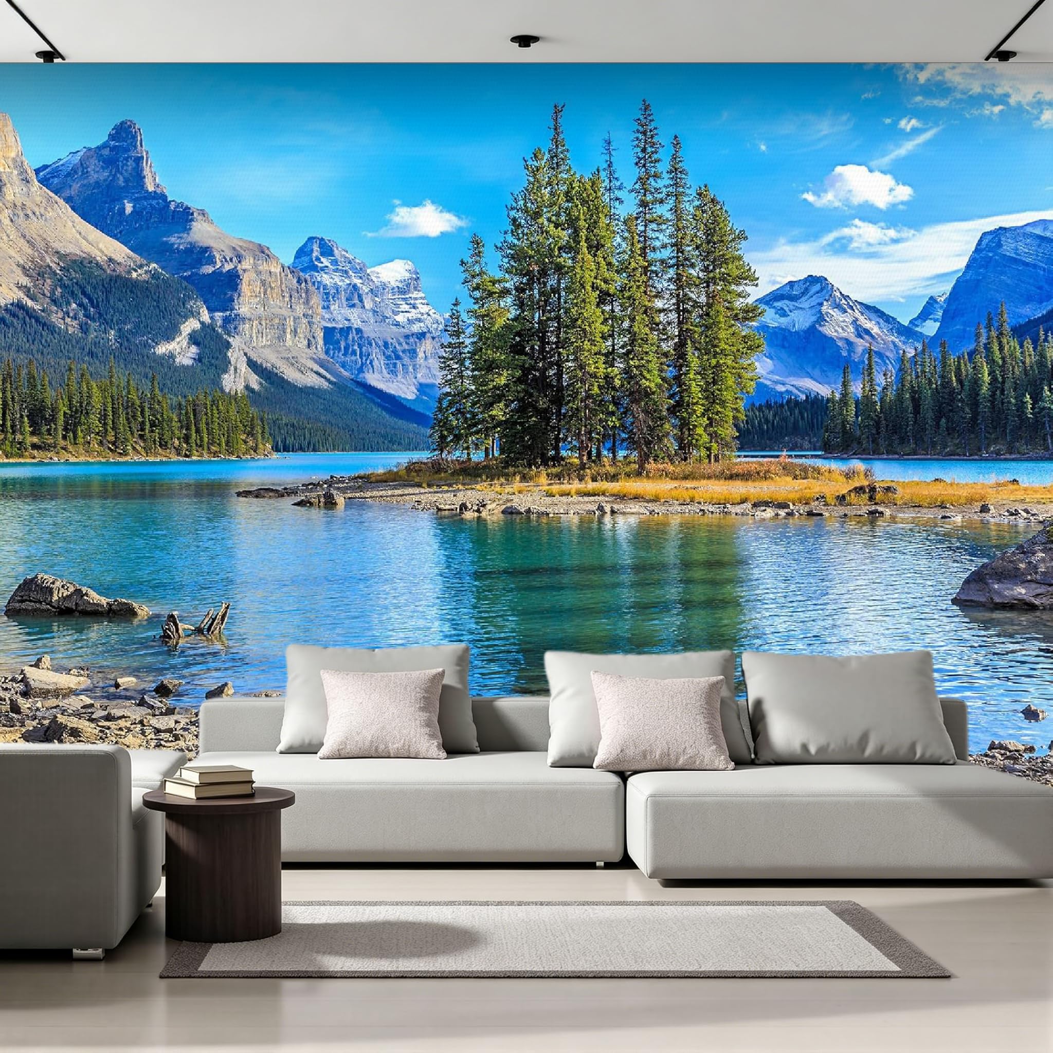 Carta Da Parati Effetto 3D Bianco E Nero New York Vista Notturna 366x254 cm Fotomurali Non Tessuto, Architettura Urbana Decorazione Poster Arte Murale per Casa Ufficio Camera Da Letto Soggiorno B-519
