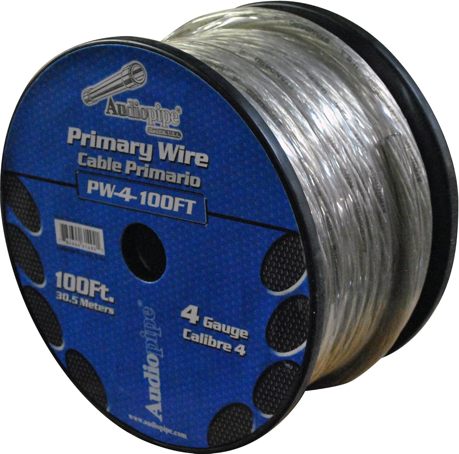 Nippon pw4100sl Audiopipe Pw4100sl Silver 4 Ga 100 Spool