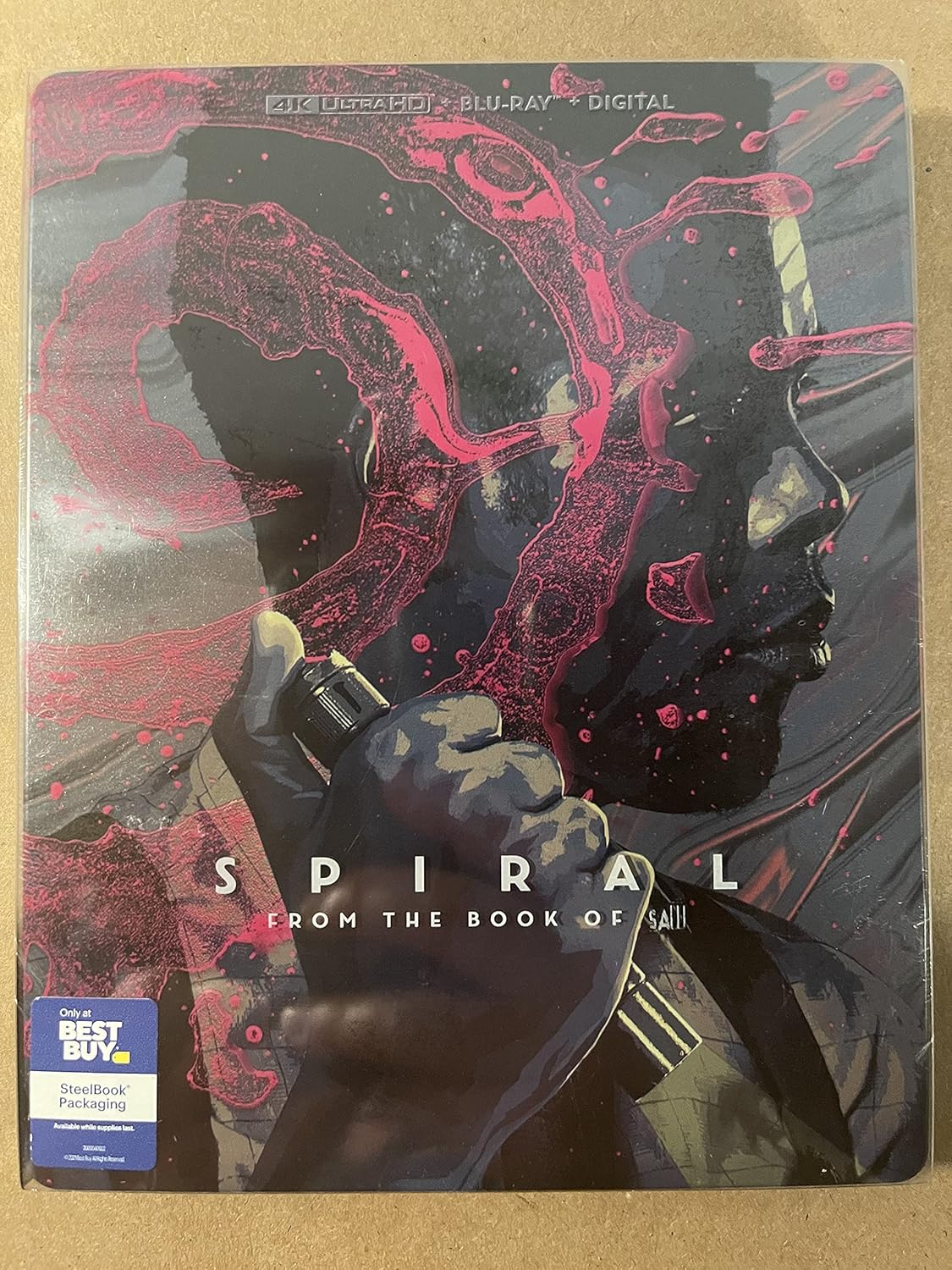 SPIRAL From the Book of SAW (EXCLUSIVE STEELBOOK 4K Ultra HD +Blu-ray +Digital)