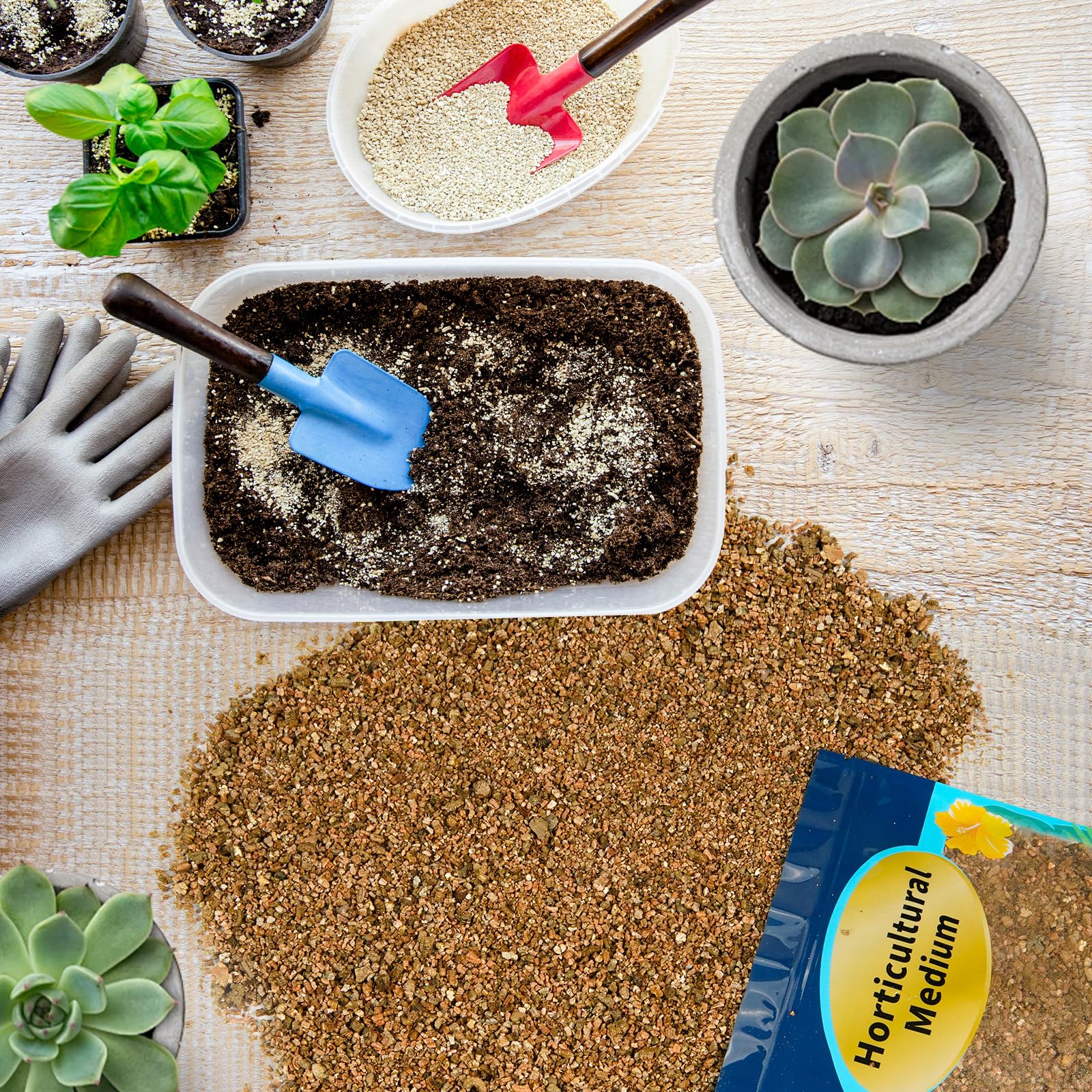 GOTVUGE Vermiculite for Gardening Coarse Vermiculite for plant propagation Cutting and Seed Starting - Image 3