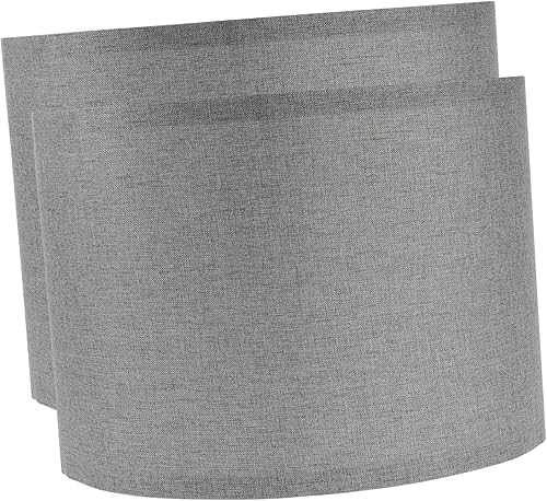 Miniatura 8 de Beaupretty Lámparas Sombras 2 unids Lámpara de Mesa Pantalla de Tela de Lino Cubierta de Luz de Reemplazo de Tambor Pantalla para Lámpara de Pie